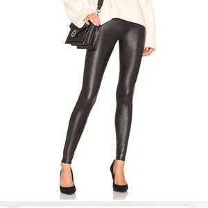 SPANX Faux Leather Leggings Size M